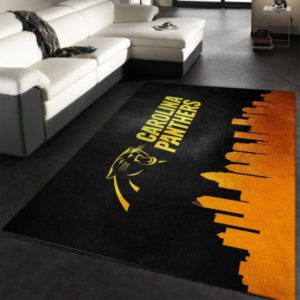 Carolina Panthers Logo Gifts Living Room Carpet Rug Home Decor