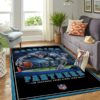 Carolina Panthers NFL Team Logo Wooden Style Nice Gift Living Room Carpet Rug Home Decor