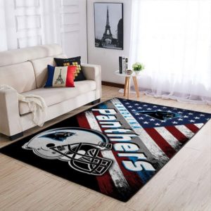 Carolina Panthers NFL Team Logo American Style Nice Gift  Living Room Carpet Rug Home Decor