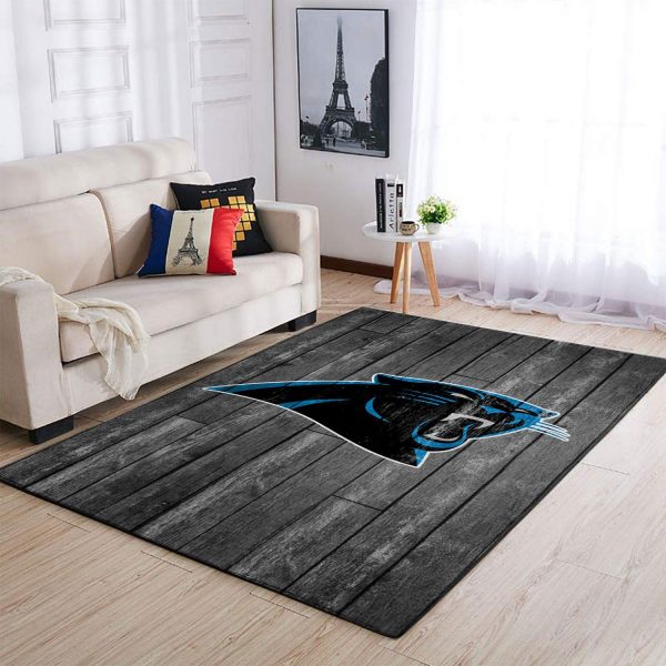 Carolina Panthers NFL Team Logo Grey Wooden Style Nice Gift Living Room Carpet Rug Home Decor Carolina Panthers NFL Team Logo Grey Wooden Style Nice Gift Living Room Carpet Rug Home Decor