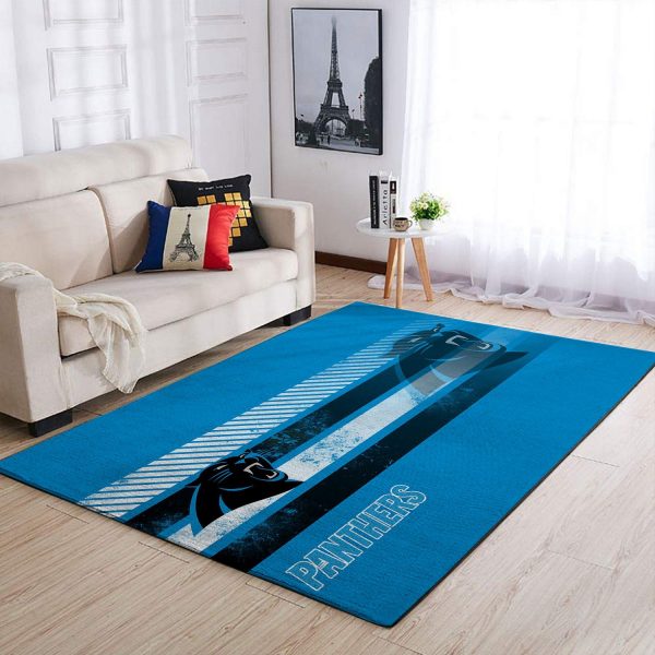 Carolina Panthers NFL Team Logo Nice Gift Living Room Carpet Rug Home Decor Carolina Panthers NFL Team Logo Nice Gift Living Room Carpet Rug Home Decor