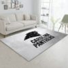 Carolina Panthers Silver NFL Gifts Living Room Carpet Rug Home Decor