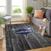 Brooklyn Nets Nba Team Logo Grey Wooden Style Nice Gift Living Room Carpet Rug Home Decor