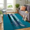 Charlotte Hornets NBA Team Logo Grey Wooden Style Nice Gift Living Room Carpet Rug Home Decor