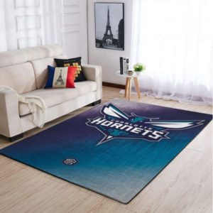 Charlotte Hornets NBA Team Logo Style Nice Gift Living Room Carpet Rug Home Decor
