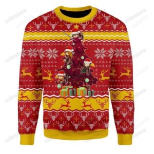 Chibi Harry Potter Chibi Christmas Tree Christmas Ugly Sweater