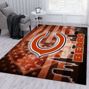 Chicago Bears American Football NFL Gifts Living Room Carpet Rug Home Decor