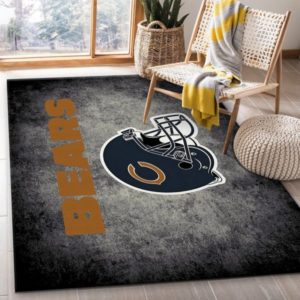 Chicago Bears Imperial Distressed NFL Living Room Carpet Rug Home Decor