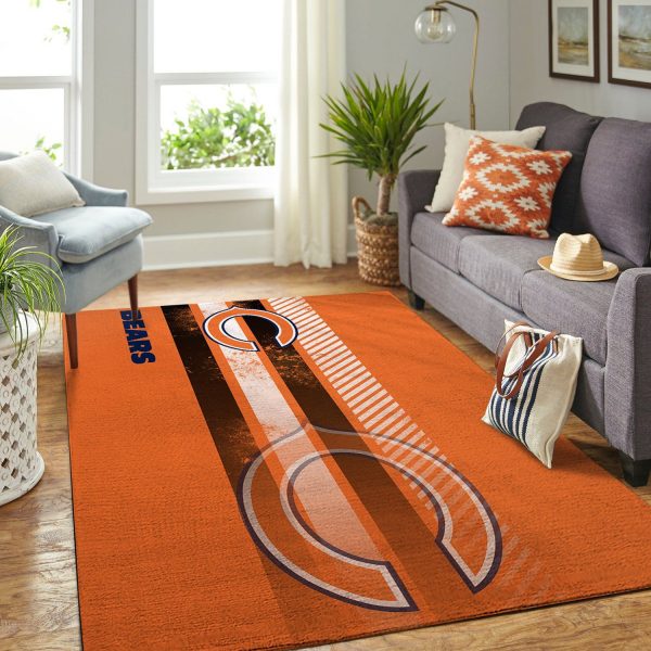 Chicago Bears NFL Living Room Carpet Rug Home Decor Chicago Bears NFL Living Room Carpet Rug Home Decor
