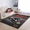 Chicago Bears Logo Team NFL Living Room Carpet Rug Home Decor