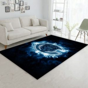 Chicago Bears Neon NFL Living Room Carpet Rug Home Decor