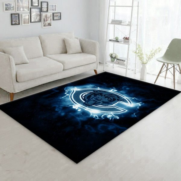 Chicago Bears Neon NFL Living Room Carpet Rug Home Decor Chicago Bears Neon NFL Living Room Carpet Rug Home Decor