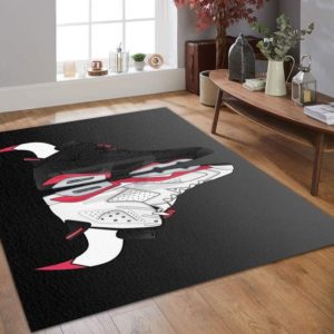 Chicago Bulls Air Jordan Sneaker Rug Home Decor