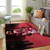 Chicago Bulls Basketball Horror Halloween NBA Rug Home Decor
