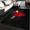 Chicago Bulls Black Rectangle Rug – NBA Rug Home Decor