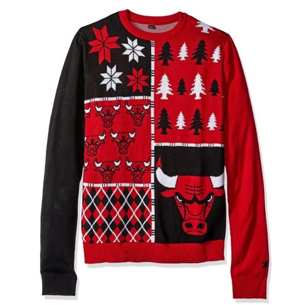 Chicago Bulls Christmas Tree Christmas Ugly Sweater Sweatshirt