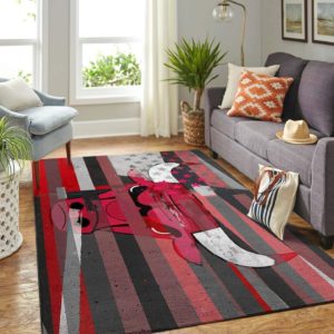 Chicago Bulls With Flag American NBA Rug Home Decor