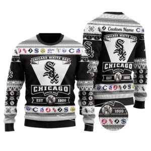 Chicago White Sox Football Christmas Ugly Sweater