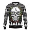 Chicago White Sox Skull Christmas Ugly Sweater