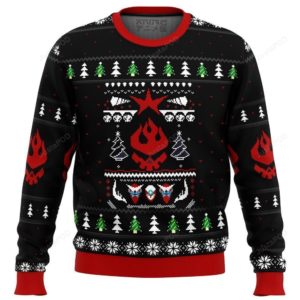 Christmas Gurren Lagann Logo Christmas Ugly Sweater