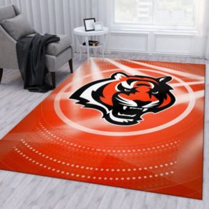 Cincinnati Bengals  American Football NFL Living Room Carpet Rug Home Decor