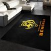 Cincinnati Bengals Gold NFL Living Room Carpet Rug Home Decor
