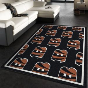 Cincinnati Bengals Logo NFL Gifts Living Room Carpet Rug Home Decor