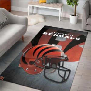 Cincinnati Bengals NFL Gifts Living Room Carpet Rug Home Decor