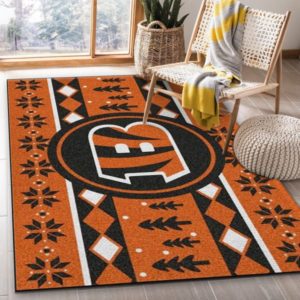 Cincinnati Bengals NFL Living Room Carpet Rug Home Decor