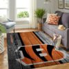 Cincinnati Bengals NFL Team Logo Skull Style Nice Gift Living Room Carpet Rug Home Decor