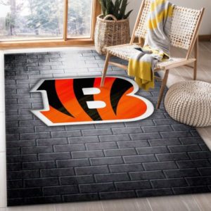 Cincinnati NFL Living Room Rug Floor Decor Home Decor