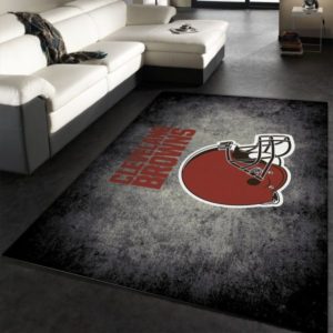 Cleveland Browns Imperial Distressed NFL Living Room Carpet Rug Home Decor