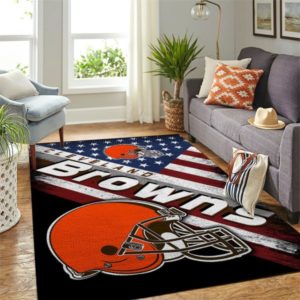 Cleveland Browns NFL Gifts Living Room Carpet Rug Home Decor