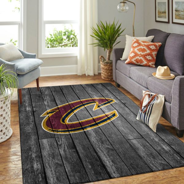 Cleveland Cavaliers NBA Team Logo Grey Wooden Style Nice Gift Living Room Carpet Rug Home Decor Cleveland Cavaliers NBA Team Logo Grey Wooden Style Nice Gift Living Room Carpet Rug Home Decor