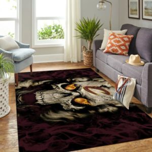 Cleveland Cavaliers NBA Team Logo Skull Style Nice Gift Living Room Carpet Rug Home Decor