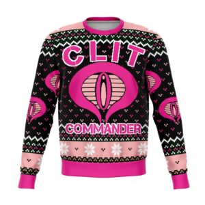 Clit Commander Christmas Ugly Sweater