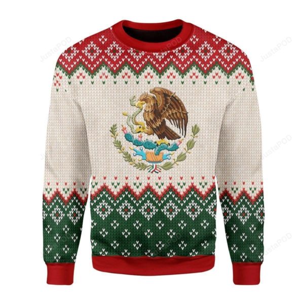 Coat Of Arms Of Mexico Christmas Ugly Sweater