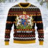 Columbus Blue Jackets Skull Flower Christmas Ugly Sweater