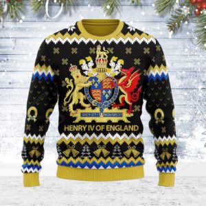 Coat of Arms of Henry VII of England Christmas Ugly Sweater