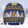 Funny Reindeer Pug Dog Baltimore Orioles Christmas Ugly Sweater
