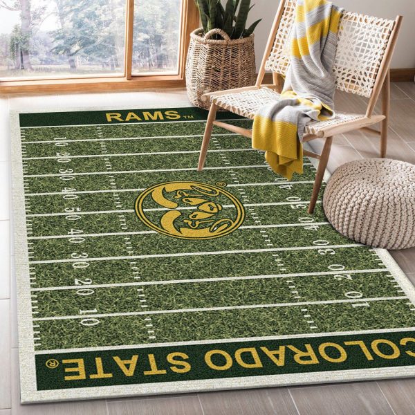 Colorado State Rams Team Home Field NFL Living Room Carpet Rug Home Decor Colorado State Rams Team Home Field NFL Living Room Carpet Rug Home Decor