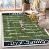 Connecticut Huskies Team Home Field NFL Living Room Carpet Rug Home Decor