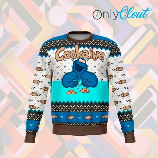 Cookaine Monster Women Christmas Ugly Sweater