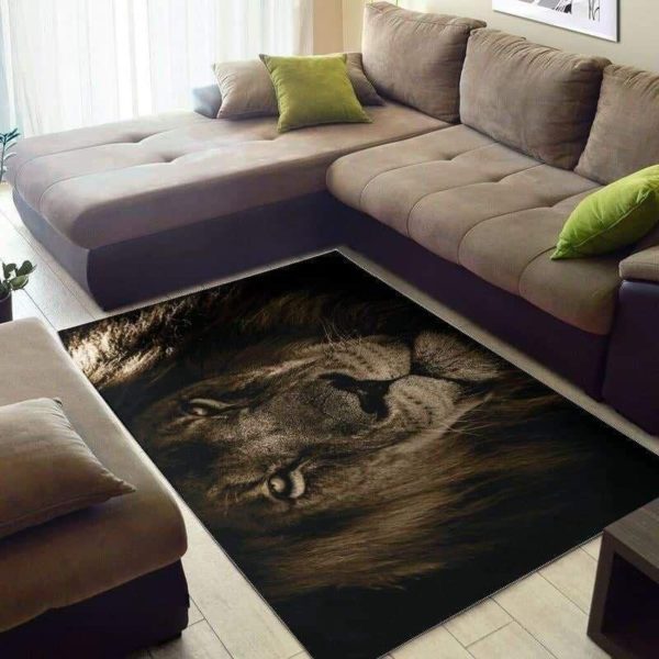 Cool Lion King Living Room Carpet Rug Home Decor
