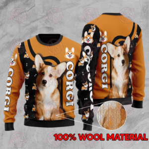Corgi Dog Christmas Ugly Sweater