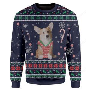 Corgi Dog Cute Christmas Ugly Sweater