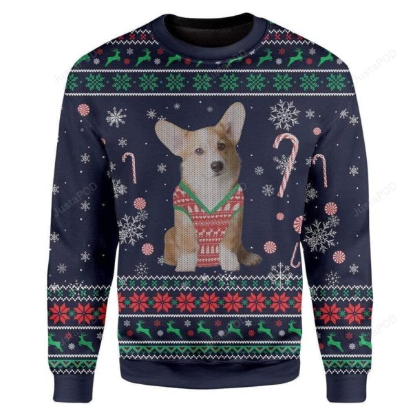 Corgi Dog Cute Christmas Ugly Sweater