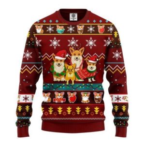 Corgi Family Christmas Ugly Sweater