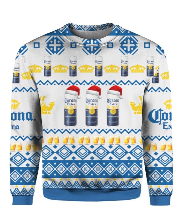 Corona Extra Beer Christmas Ugly Sweater