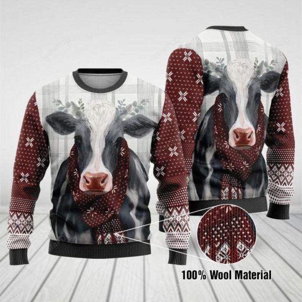 Cows Cute Christmas Ugly Sweater